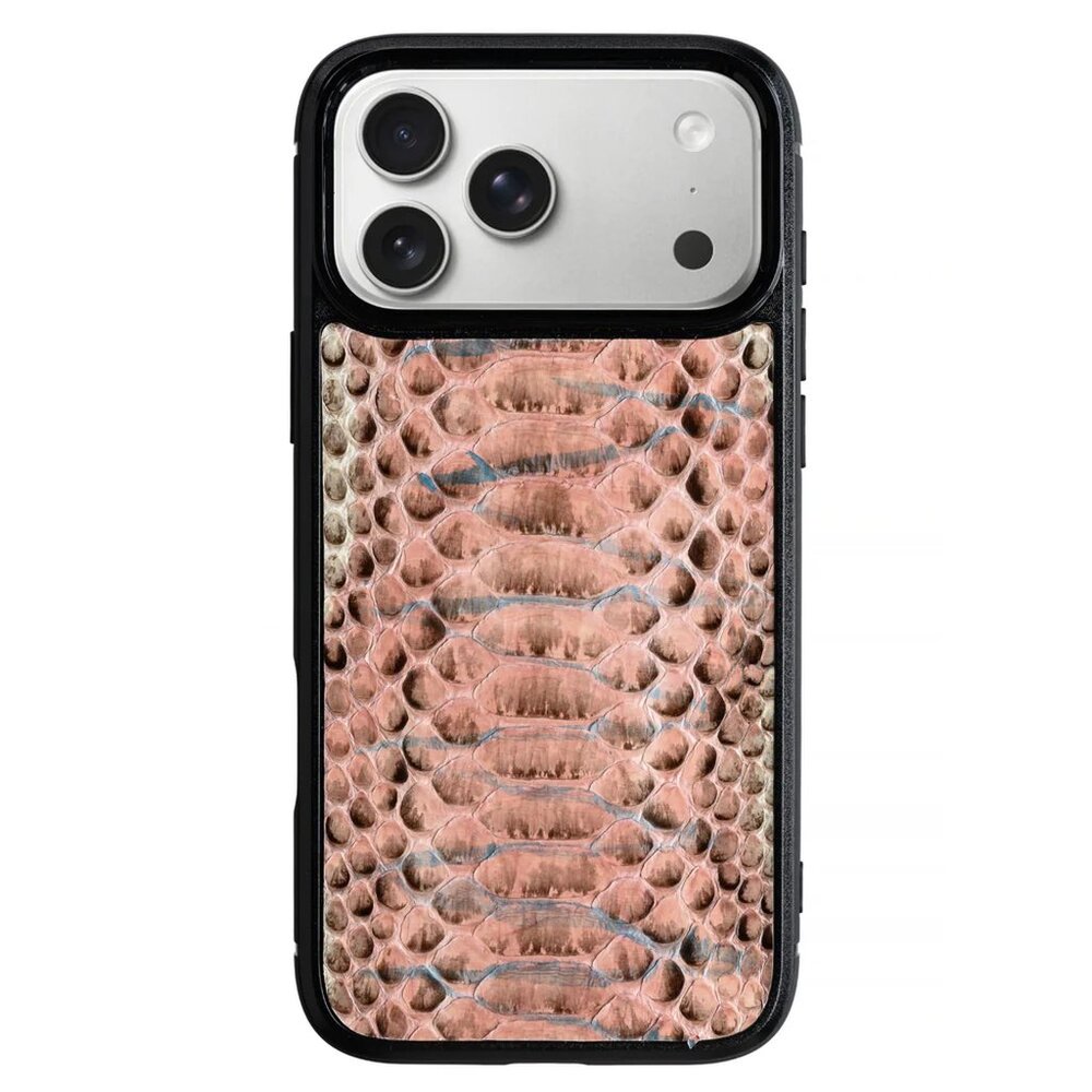 Python Leather iPhone 17 Pro / Pro Max Case • Luxury Exotic • Peru
